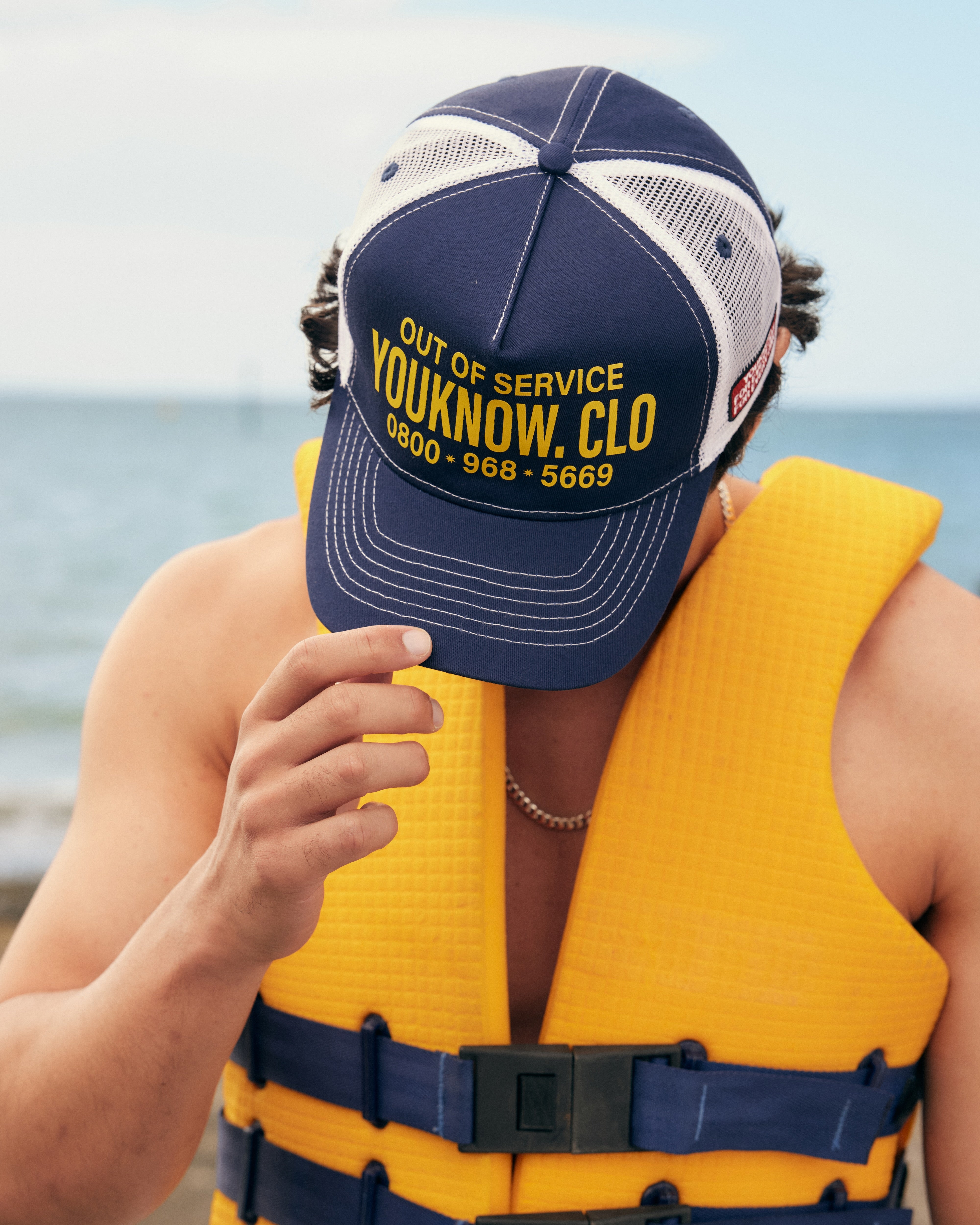 Out of Service Trucker Cap | Blue