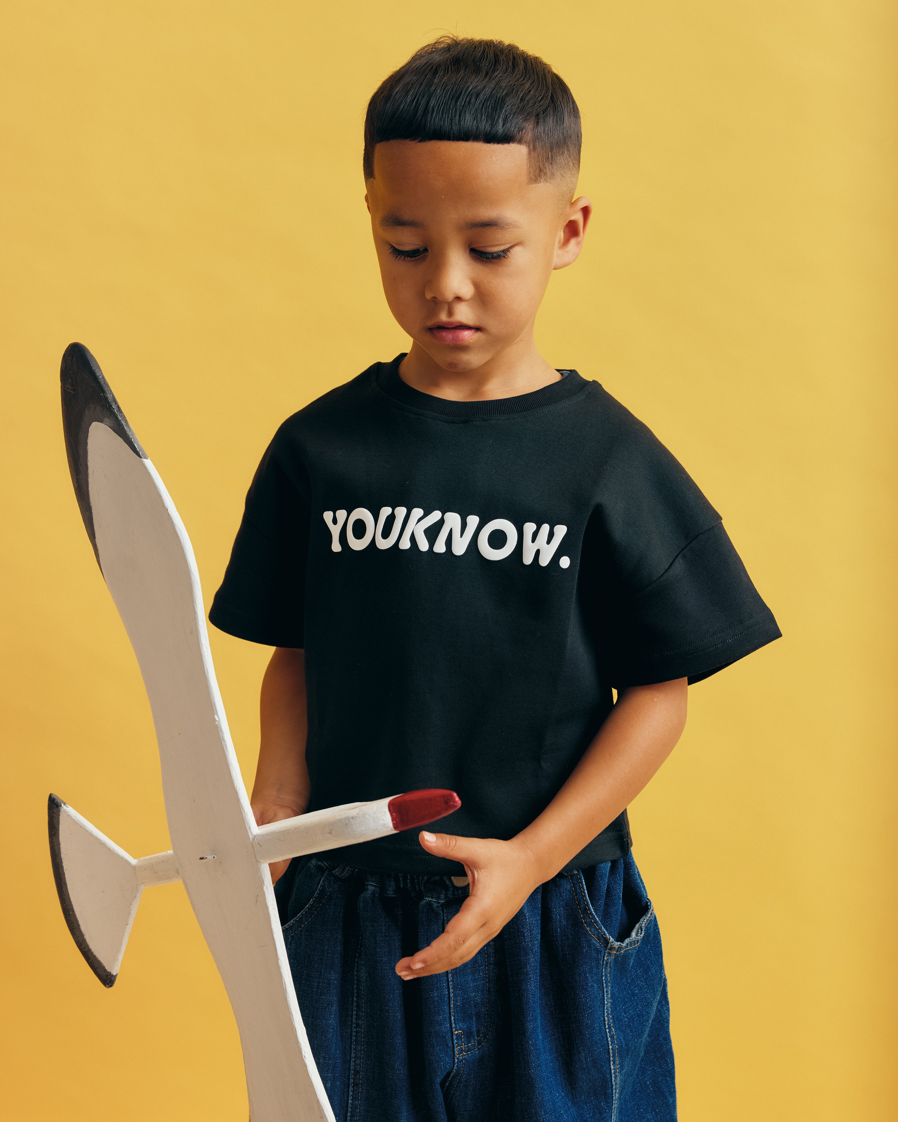 Kids Bones Tee | Black