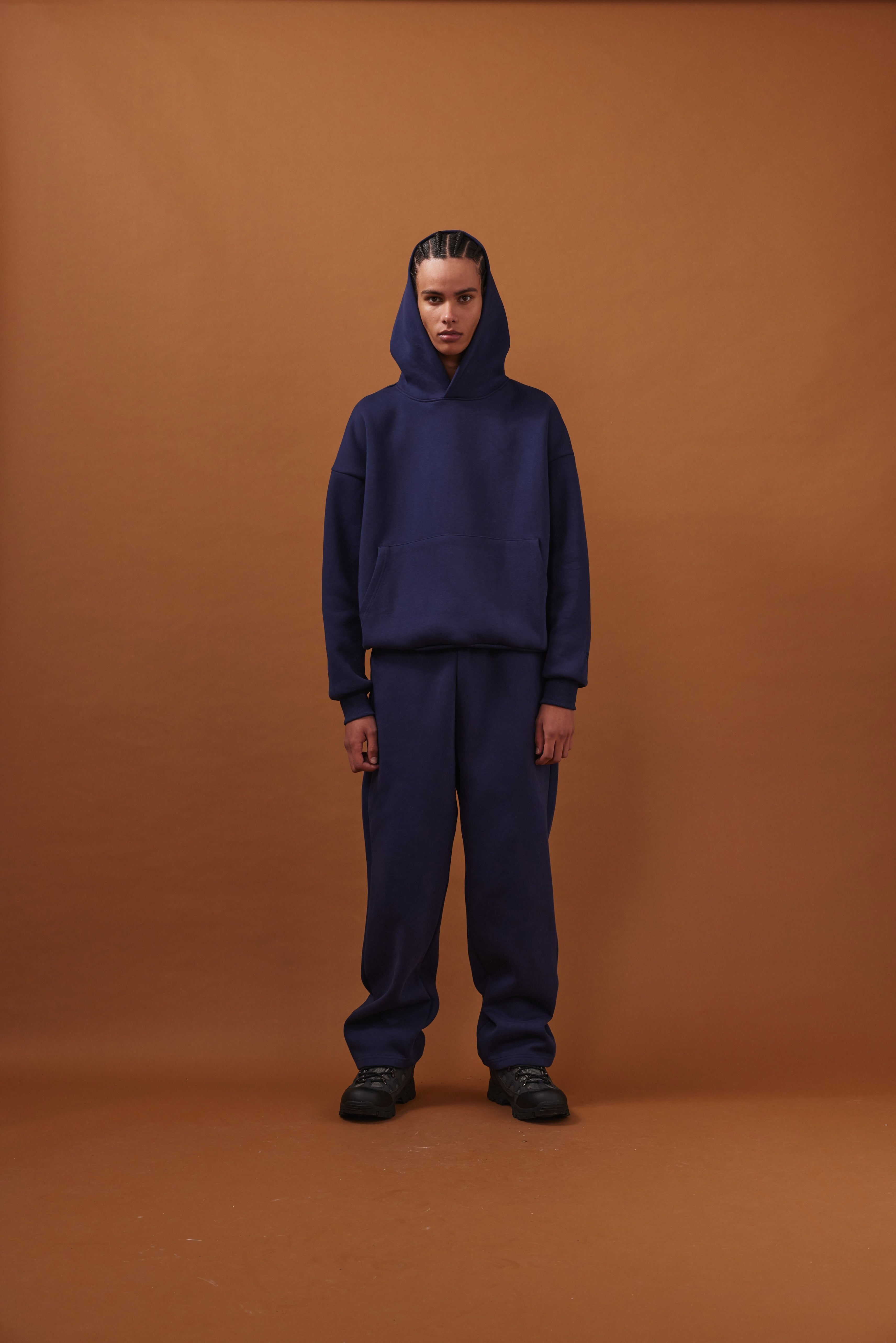 Nothing Heavyweight Structured Sweatpants | Midnight Blue