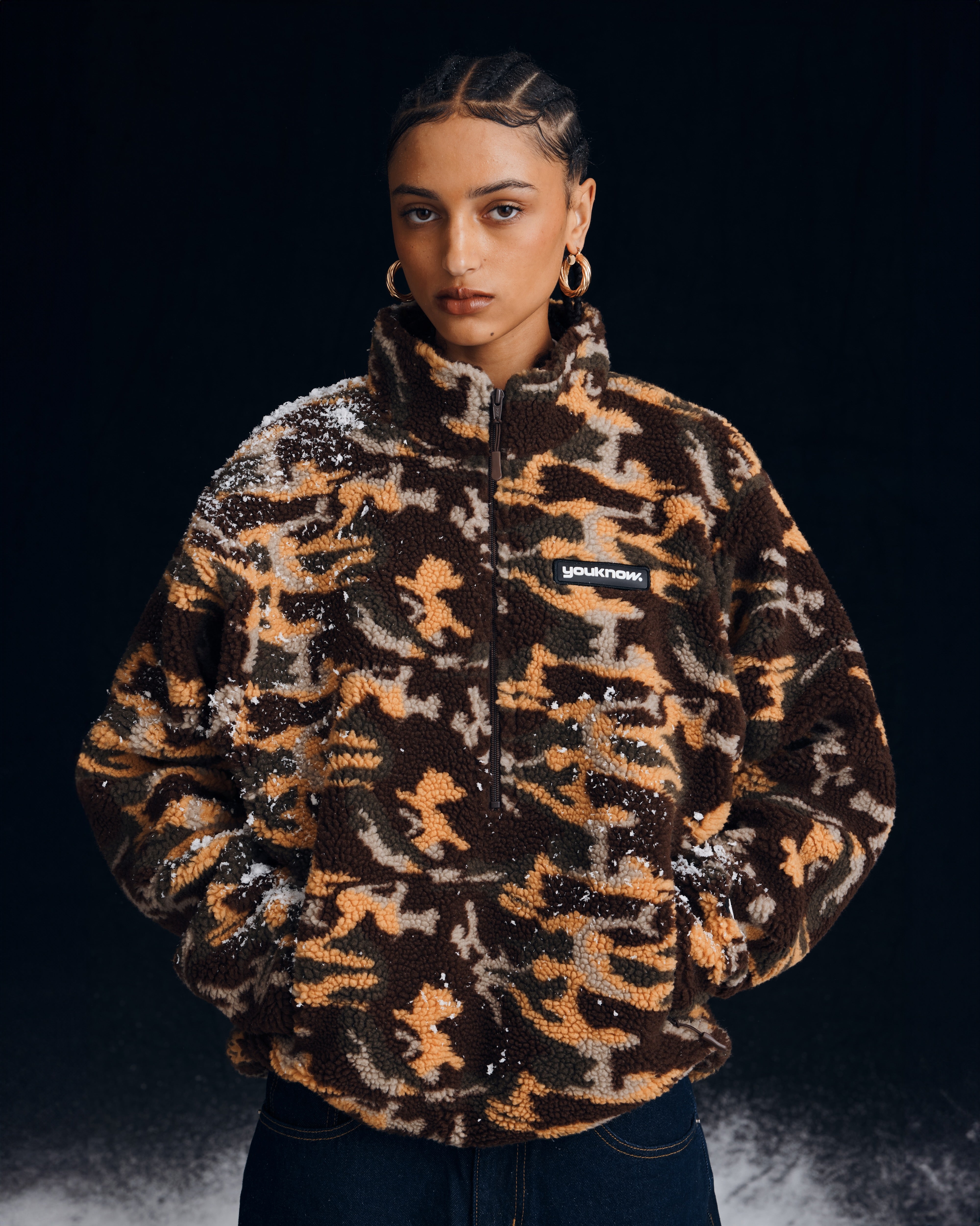 Sherpa Quarter Zip | Camo