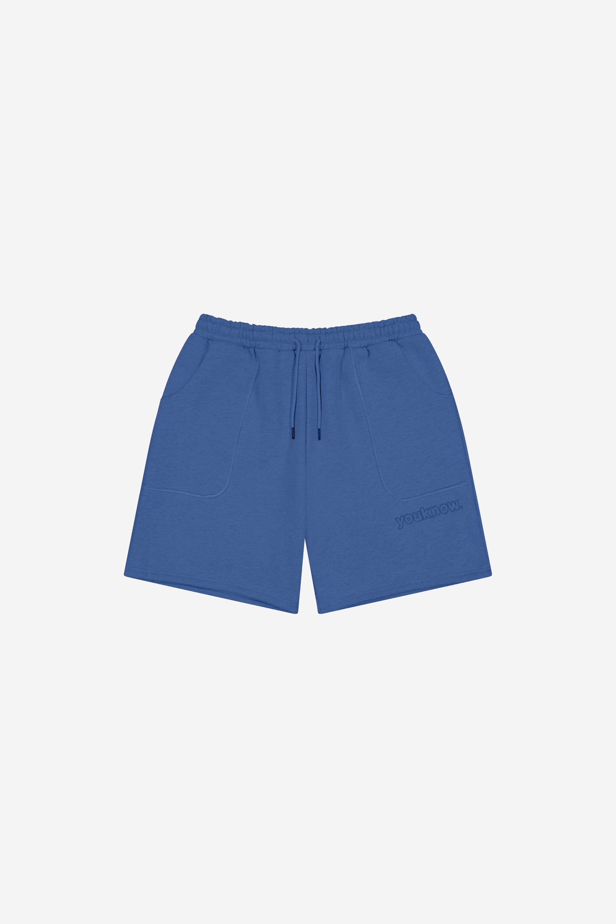 Exposed Seam Shorts | Blue