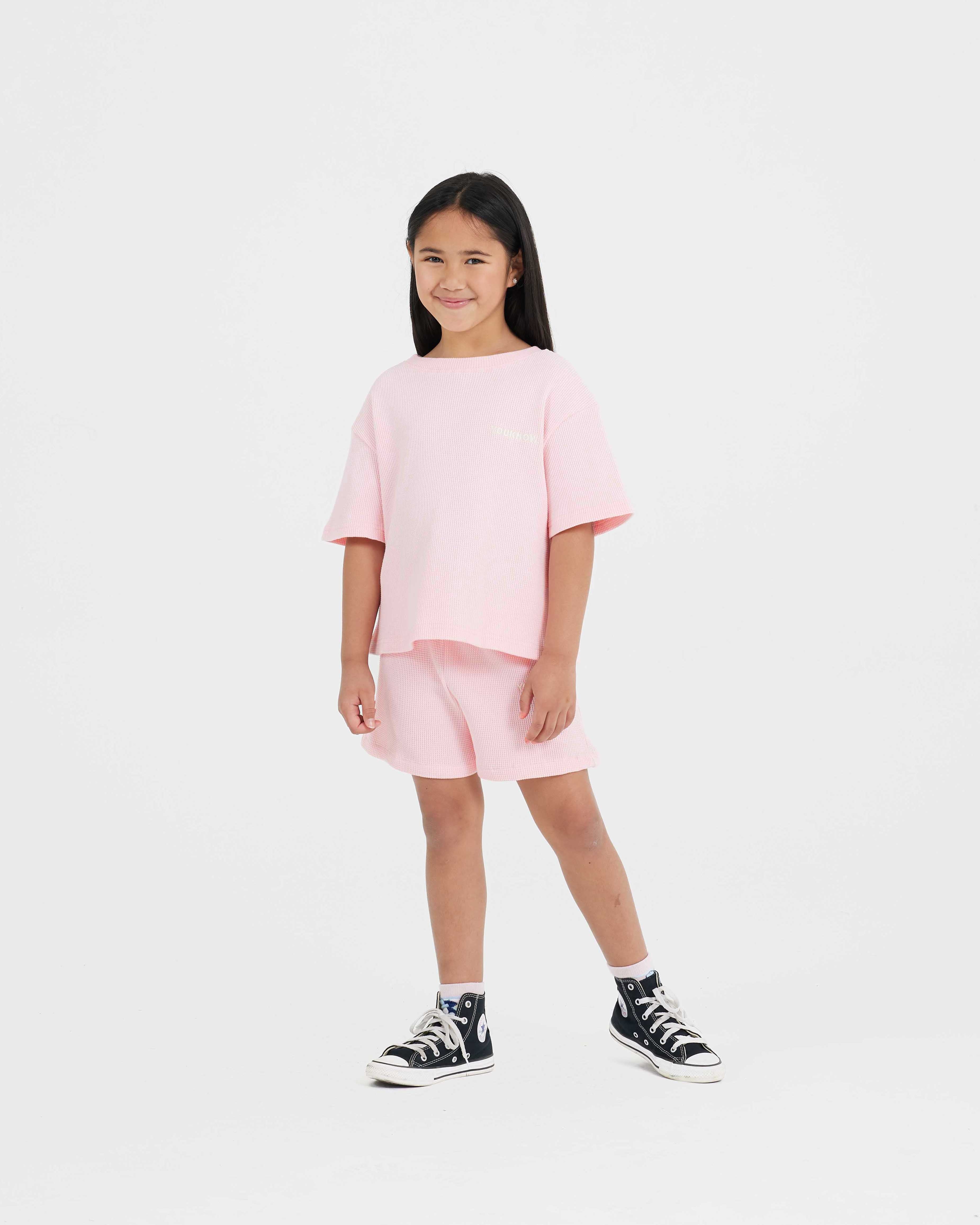 Kids Waffle Set | Pink