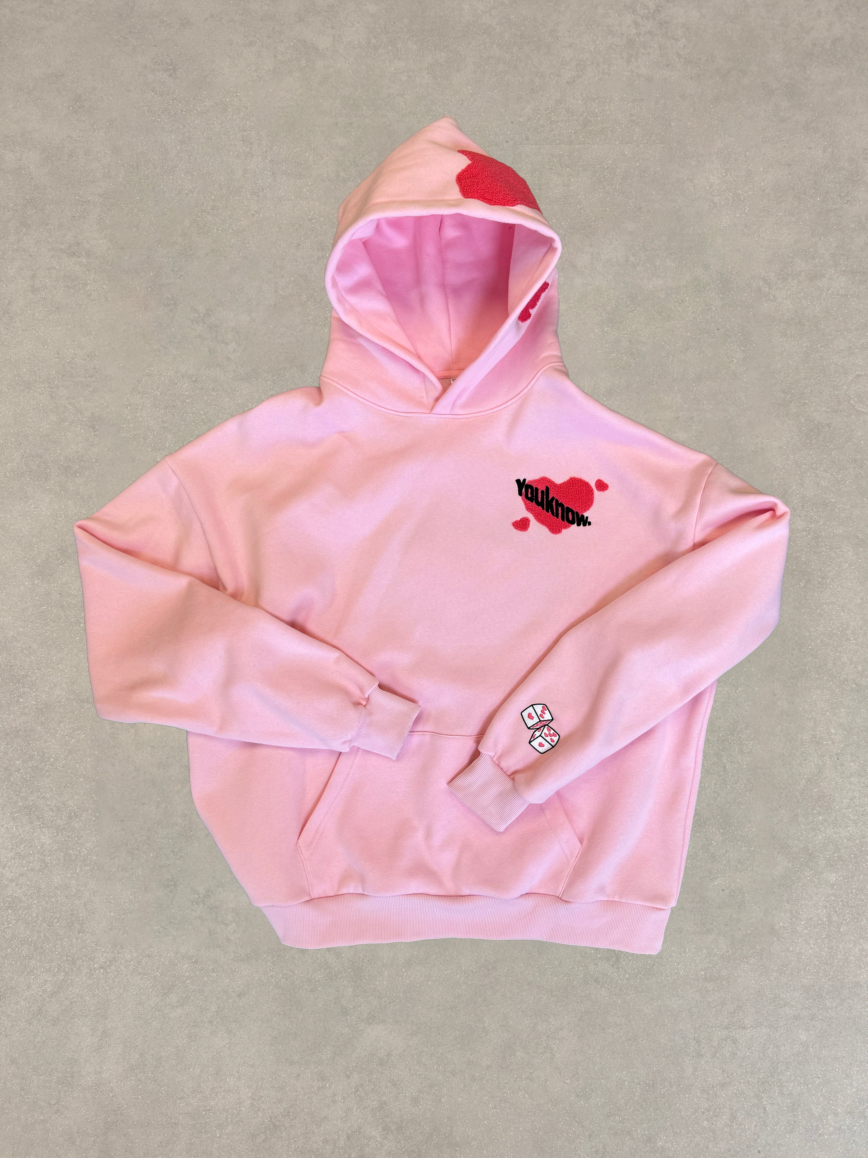 Take a chance hoodie Sample | Pink