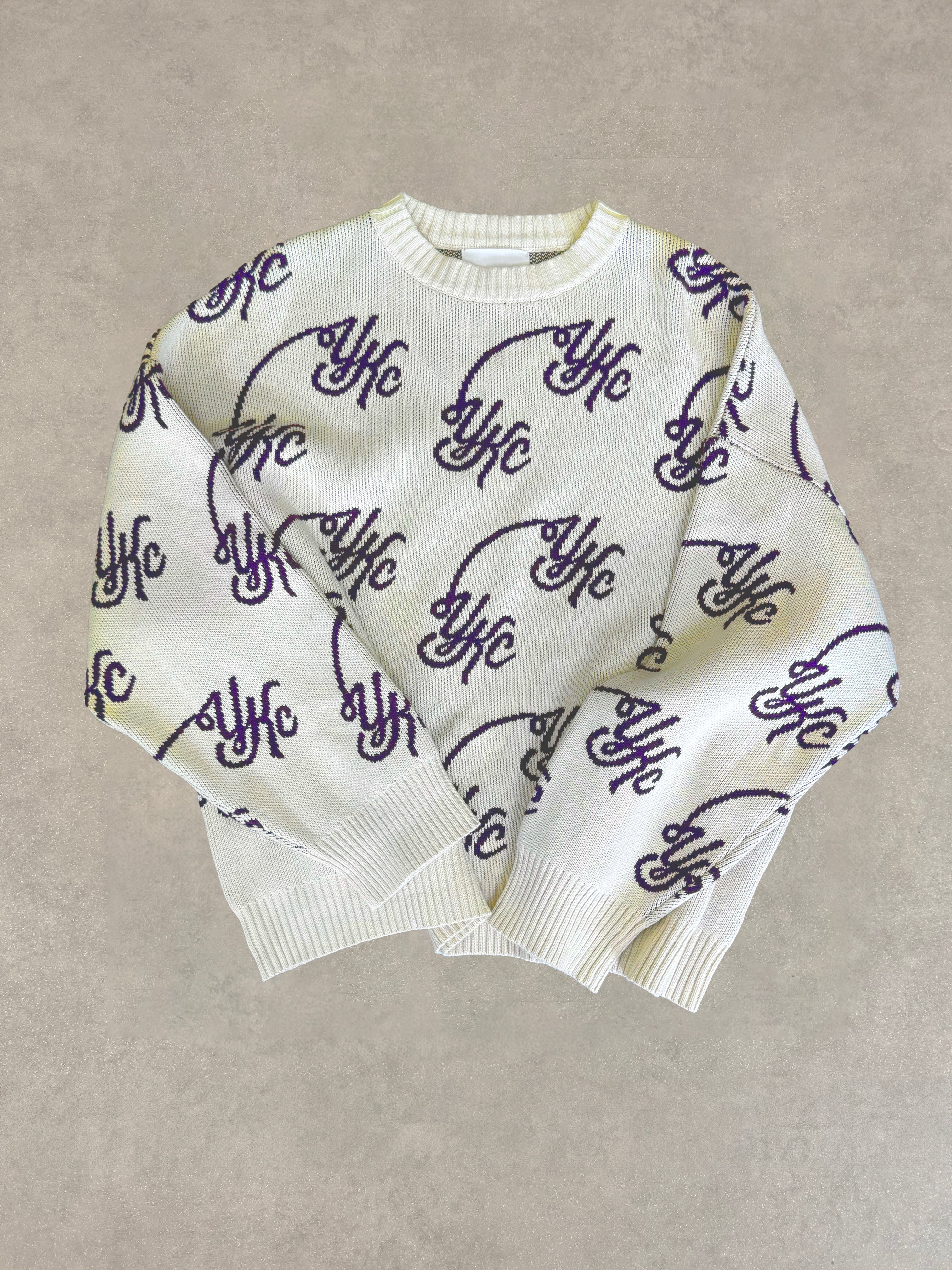 Knit Crew Sample | Cream