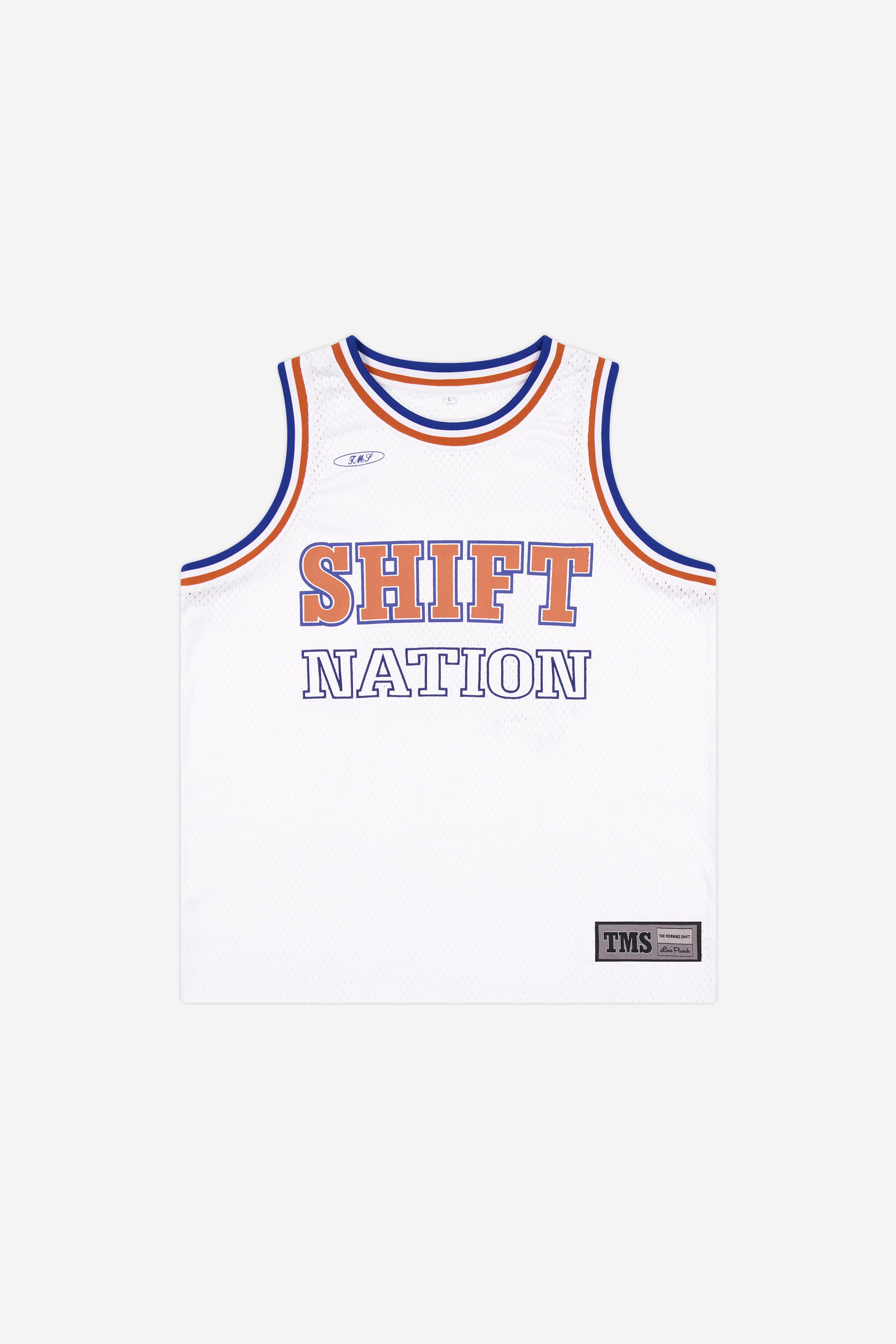 TMS SHIFTERS SINGLET | White