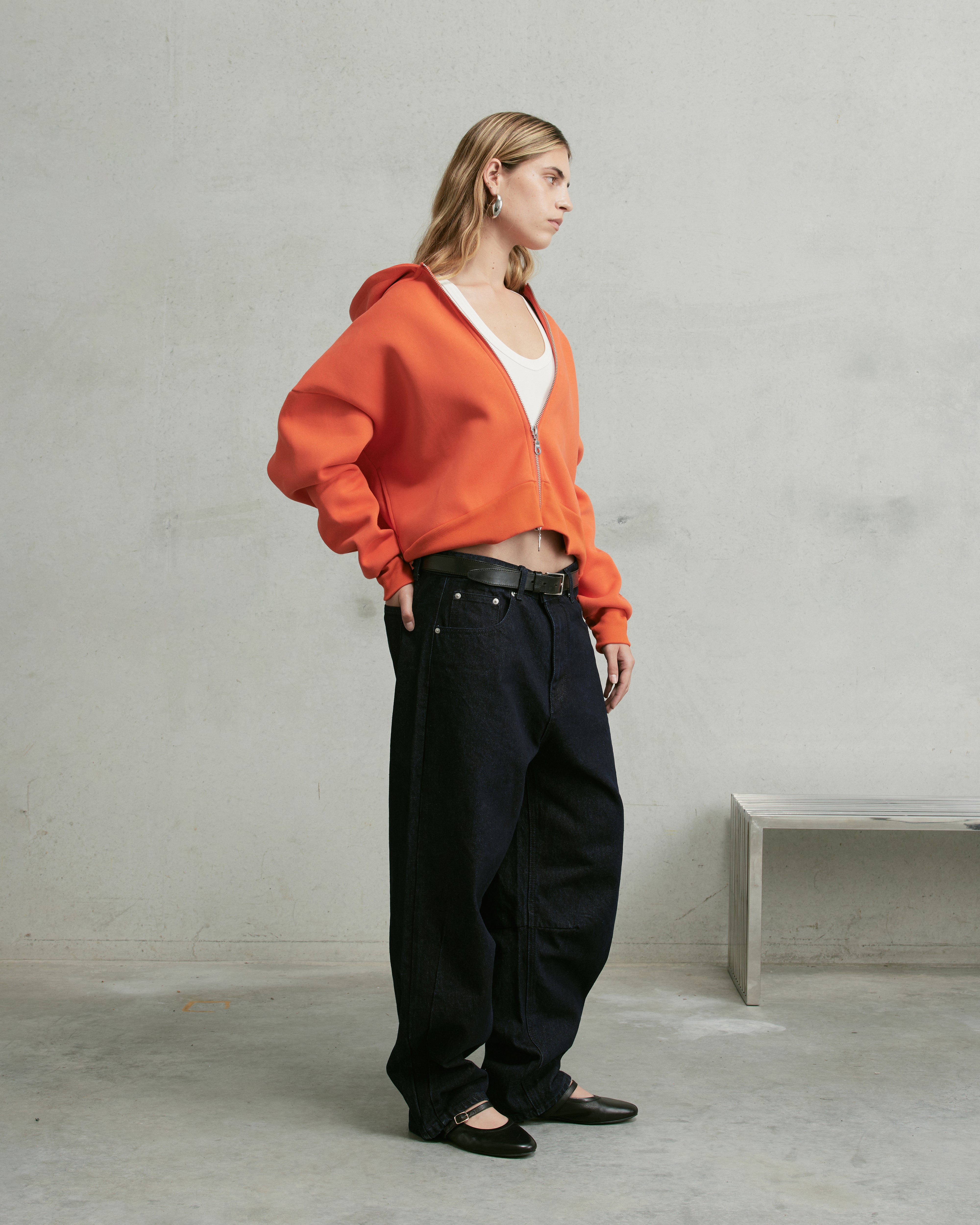 Nothing Zip Up Hoodie 2.0 | Persimmon