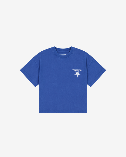 Kids Kiwi Summer Tee | Washed Blue