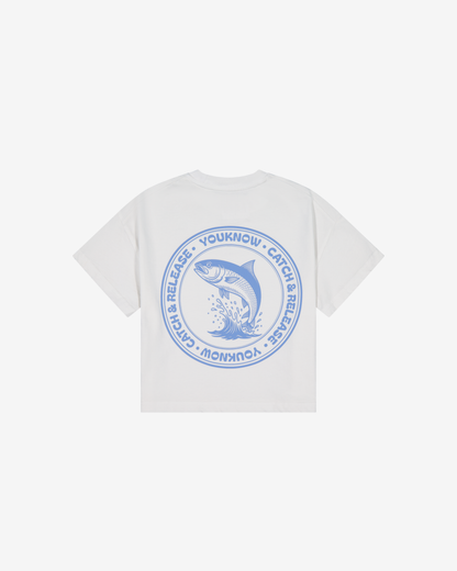 Kids Fish Shop Tee | White