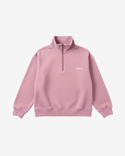 Core 1/4 Zip Pullover | Baby Pink