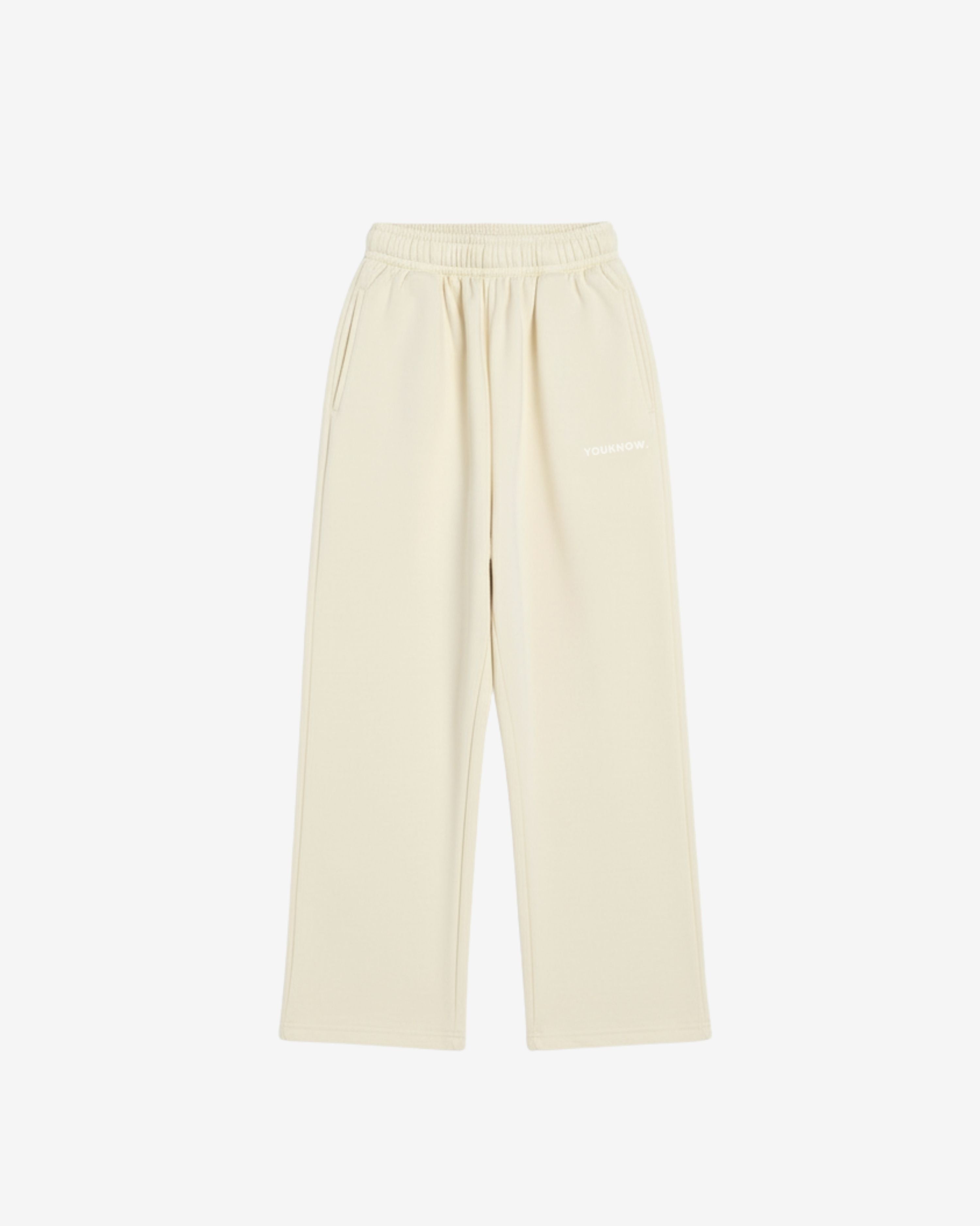 Core Wide Leg Sweatpants | Vanilla