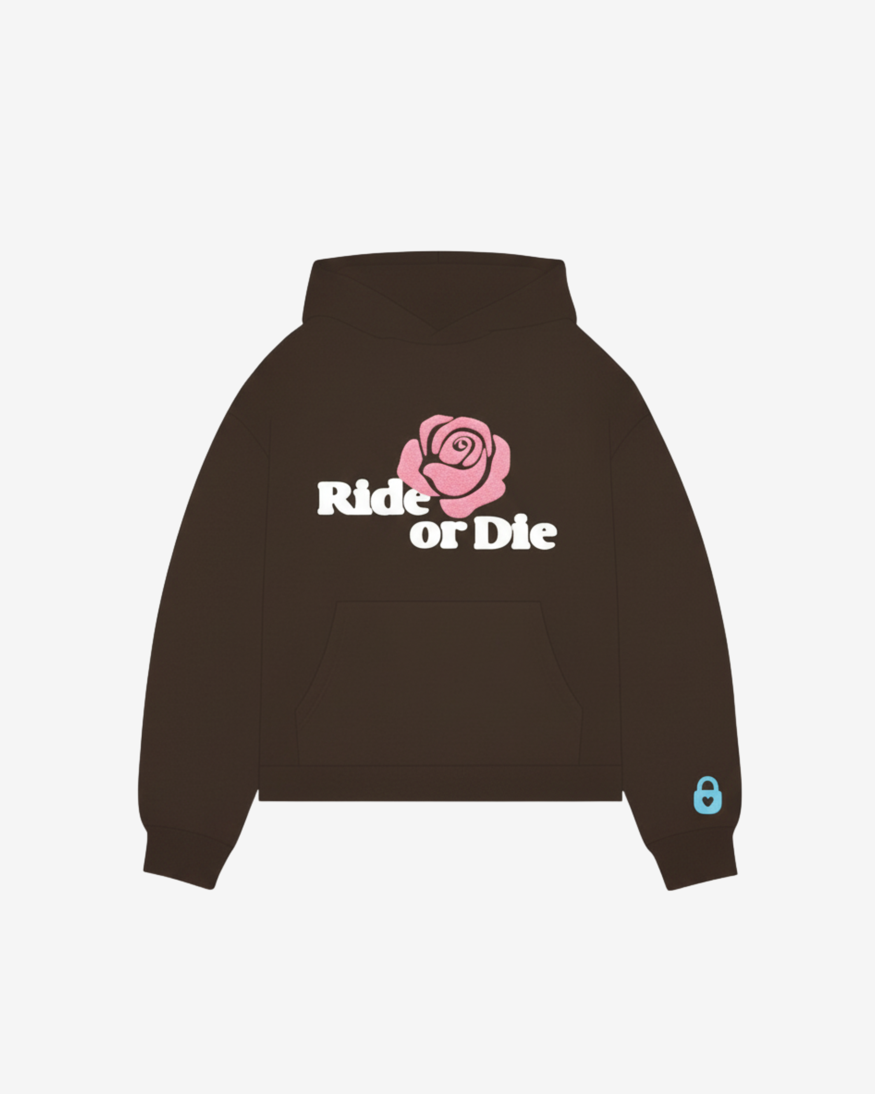 Ride or Die Oversized Hoodie | Brown