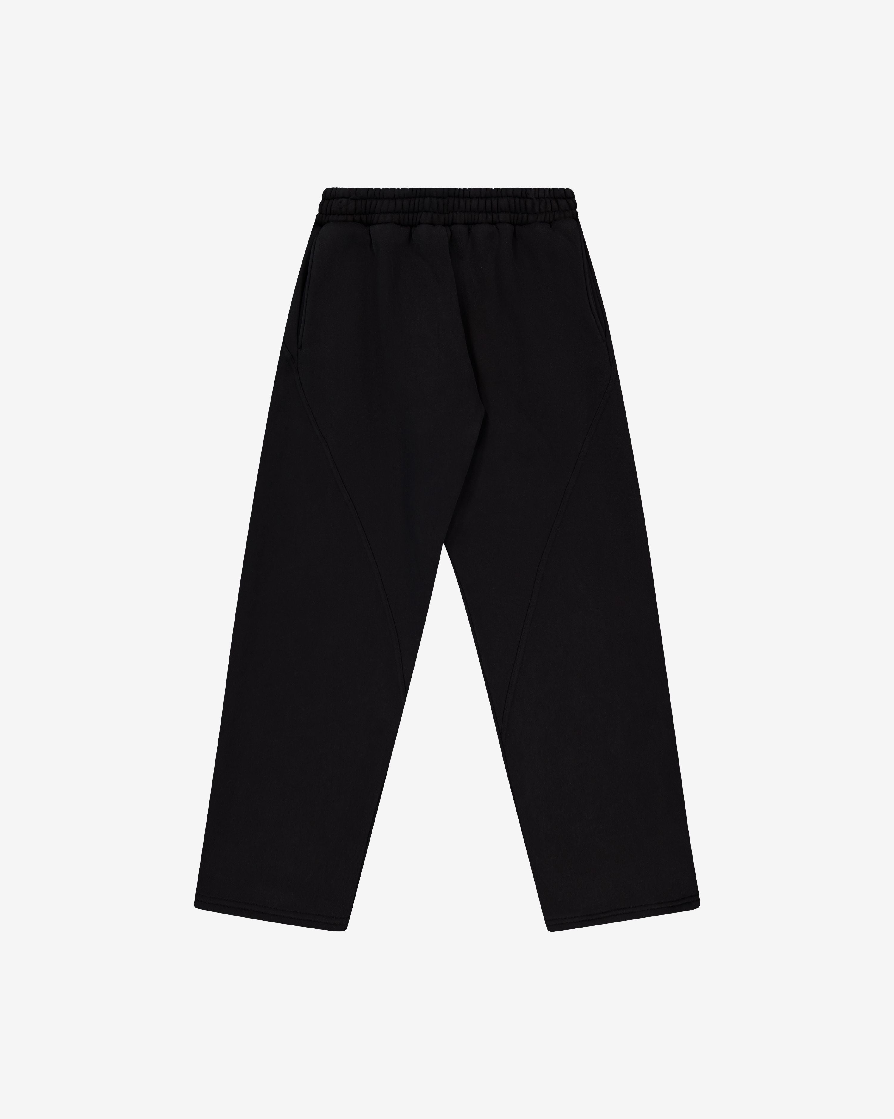 Panelled Trackpants | Black