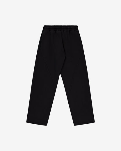 Panelled Trackpants | Black