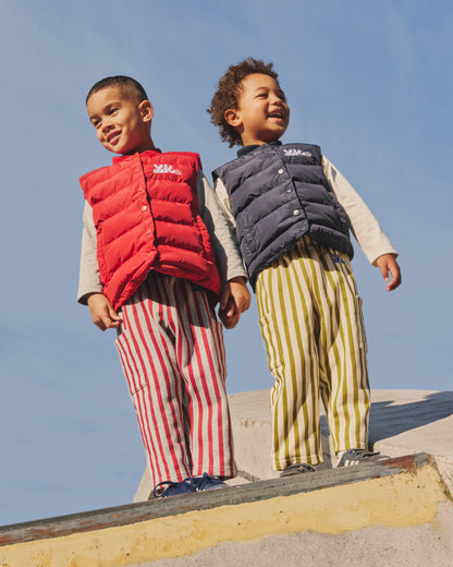 KIDS PUFFER VEST | NAVY