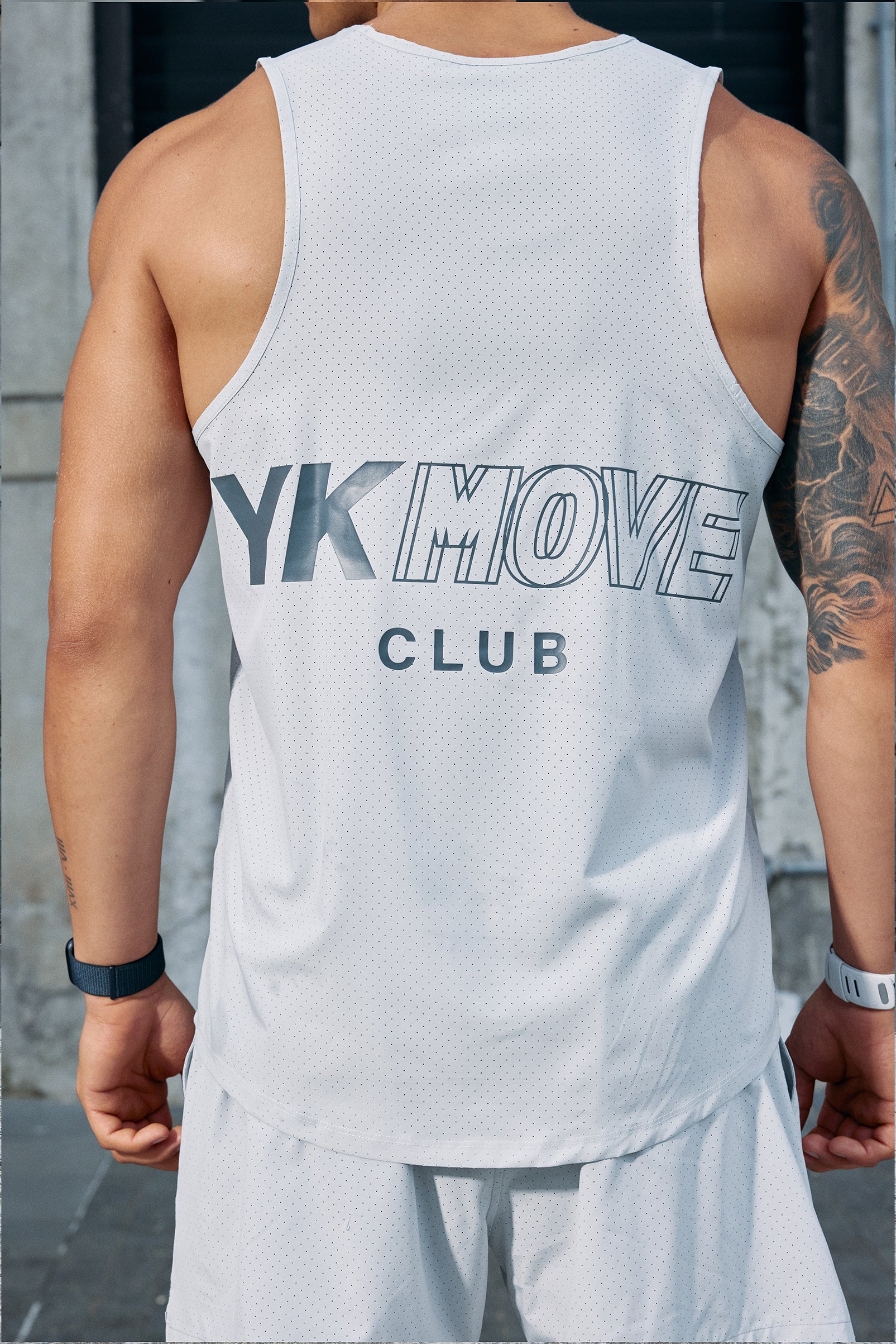 YK Move Motion Running Singlet | Ice