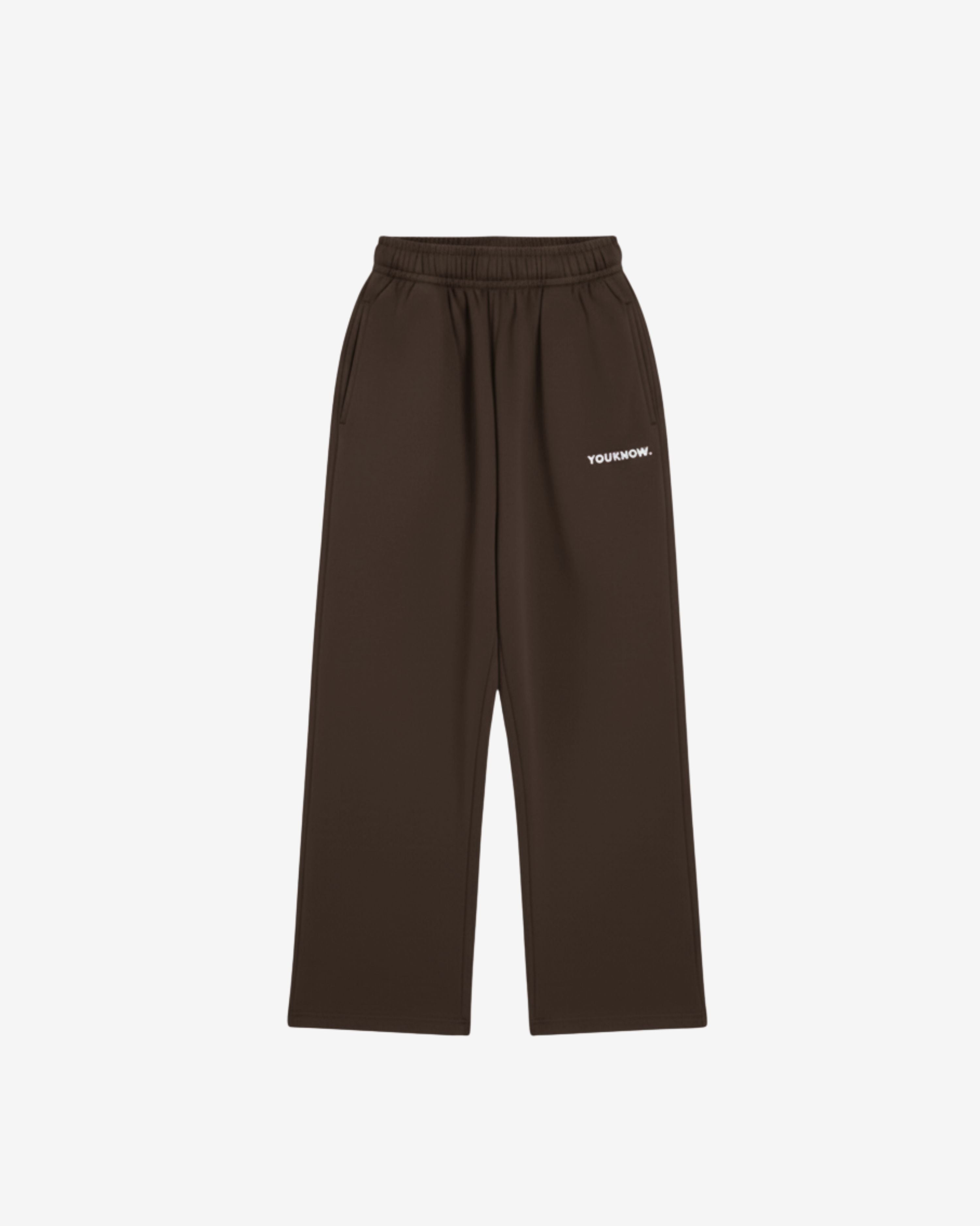 Core Wide Leg Sweatpants | Brown