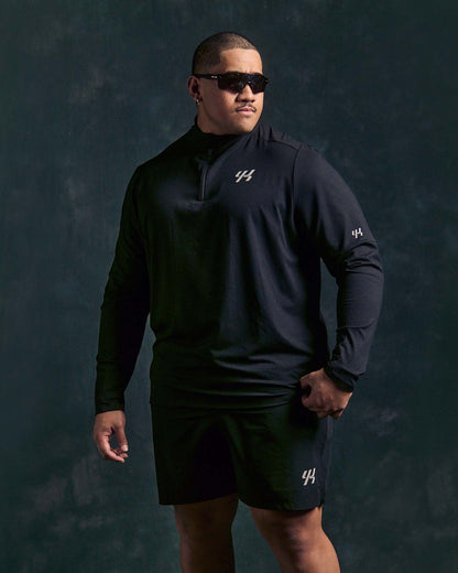 YK Move Journey Quarter Zip | Black