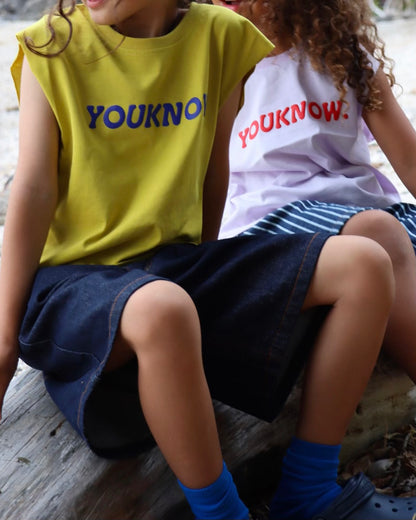 Kids Boxy Tank | Purple