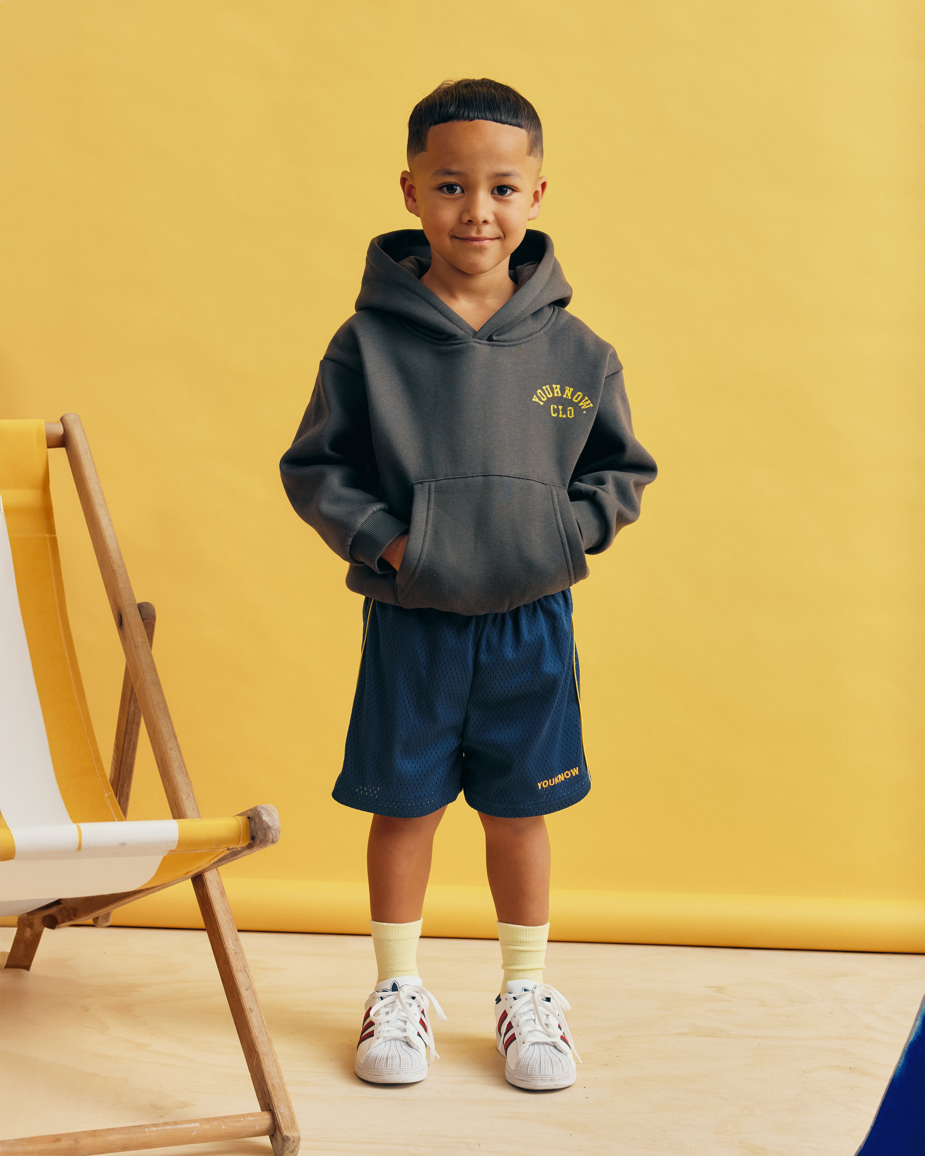 Kids Mesh Shorts | Navy