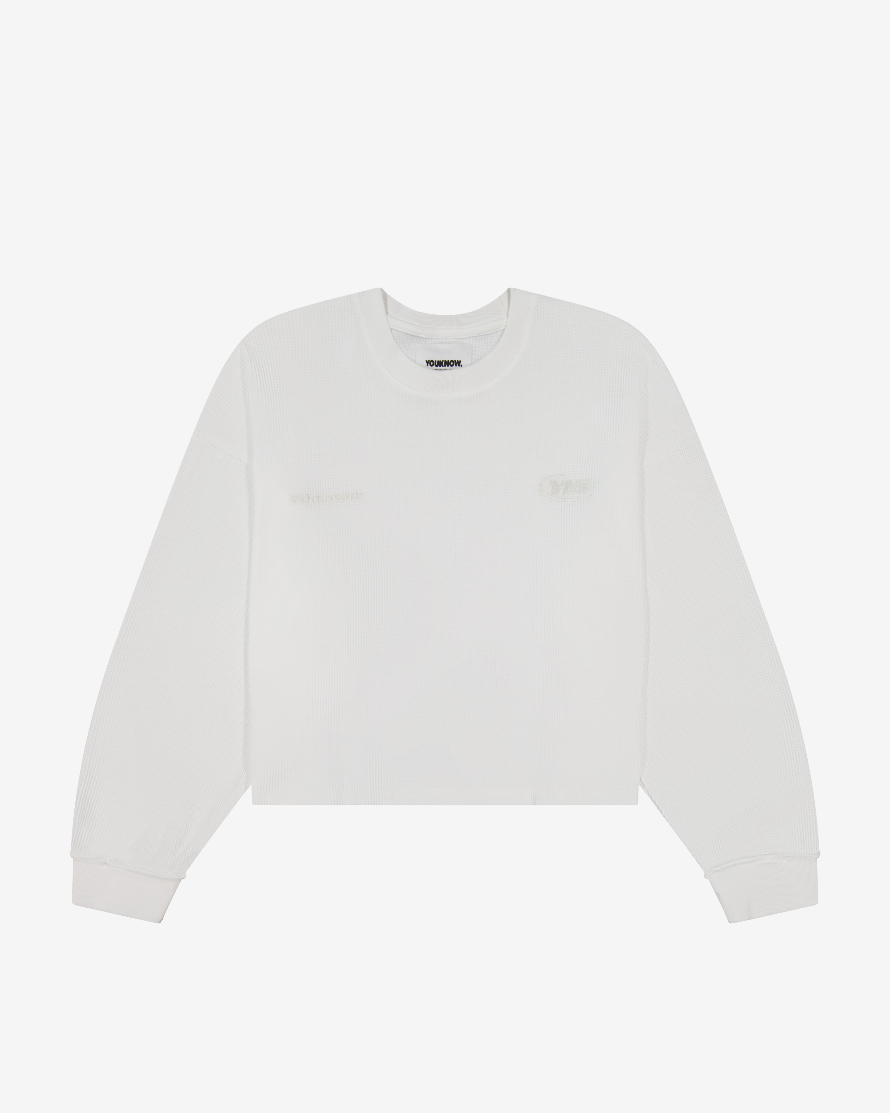 Waffle Longsleeve | White