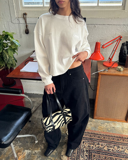 Waffle Longsleeve | White
