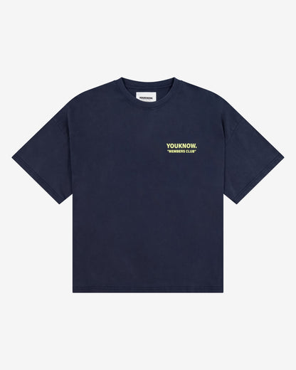 Members Club Tee | Washed Navy