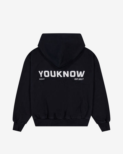 Recon Hoodie | Washed Black