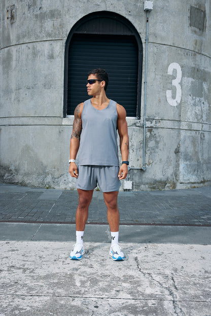 YK Move Motion Running Singlet | Grey