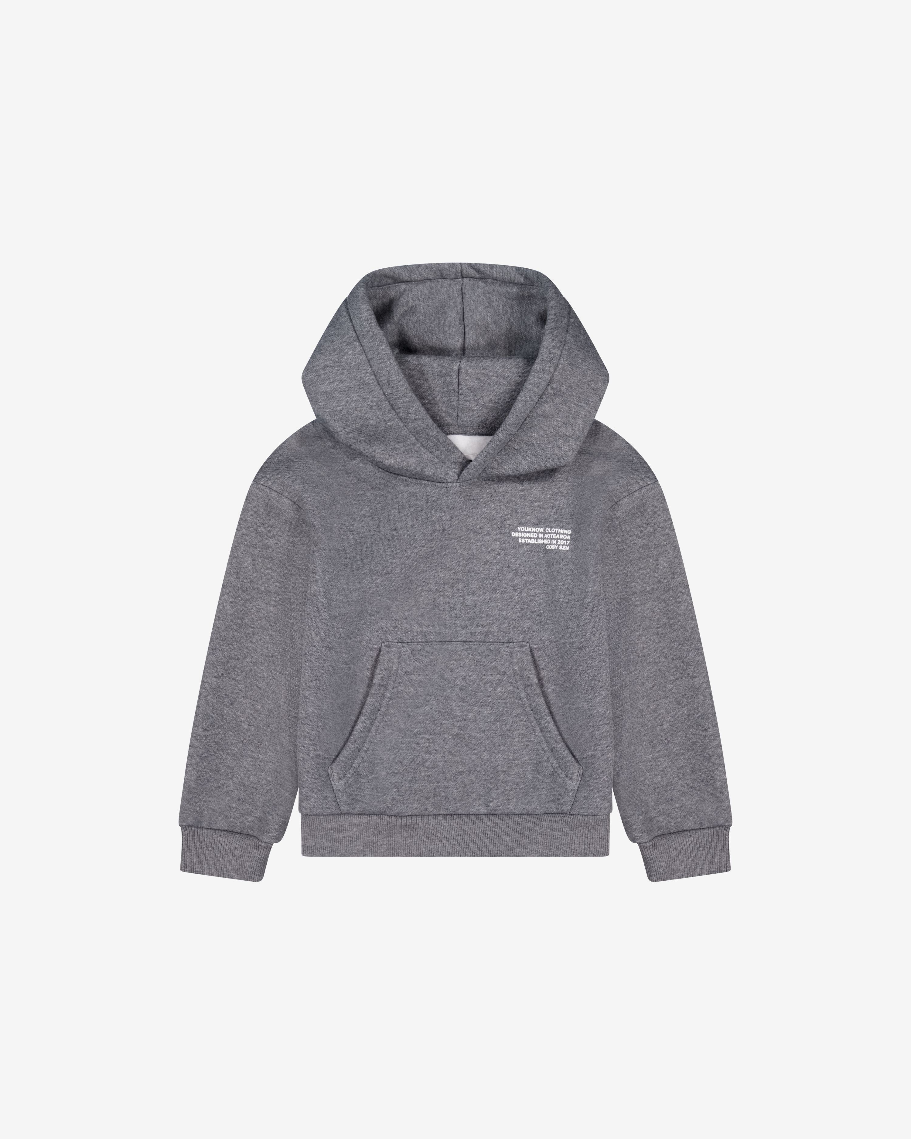 Kids Cosyszn Hoodie | Charcoal Marle