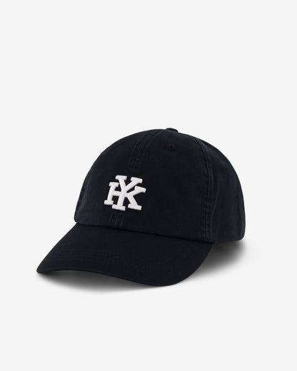 YK Dad Cap | Washed Black