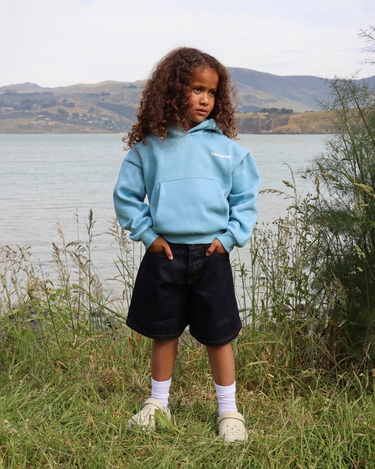 Kids Sunny Hoodie | Blue