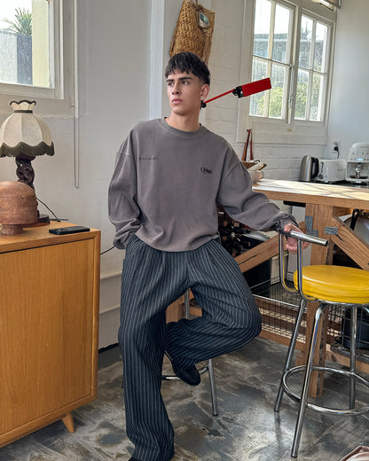 Waffle Longsleeve | Charcoal