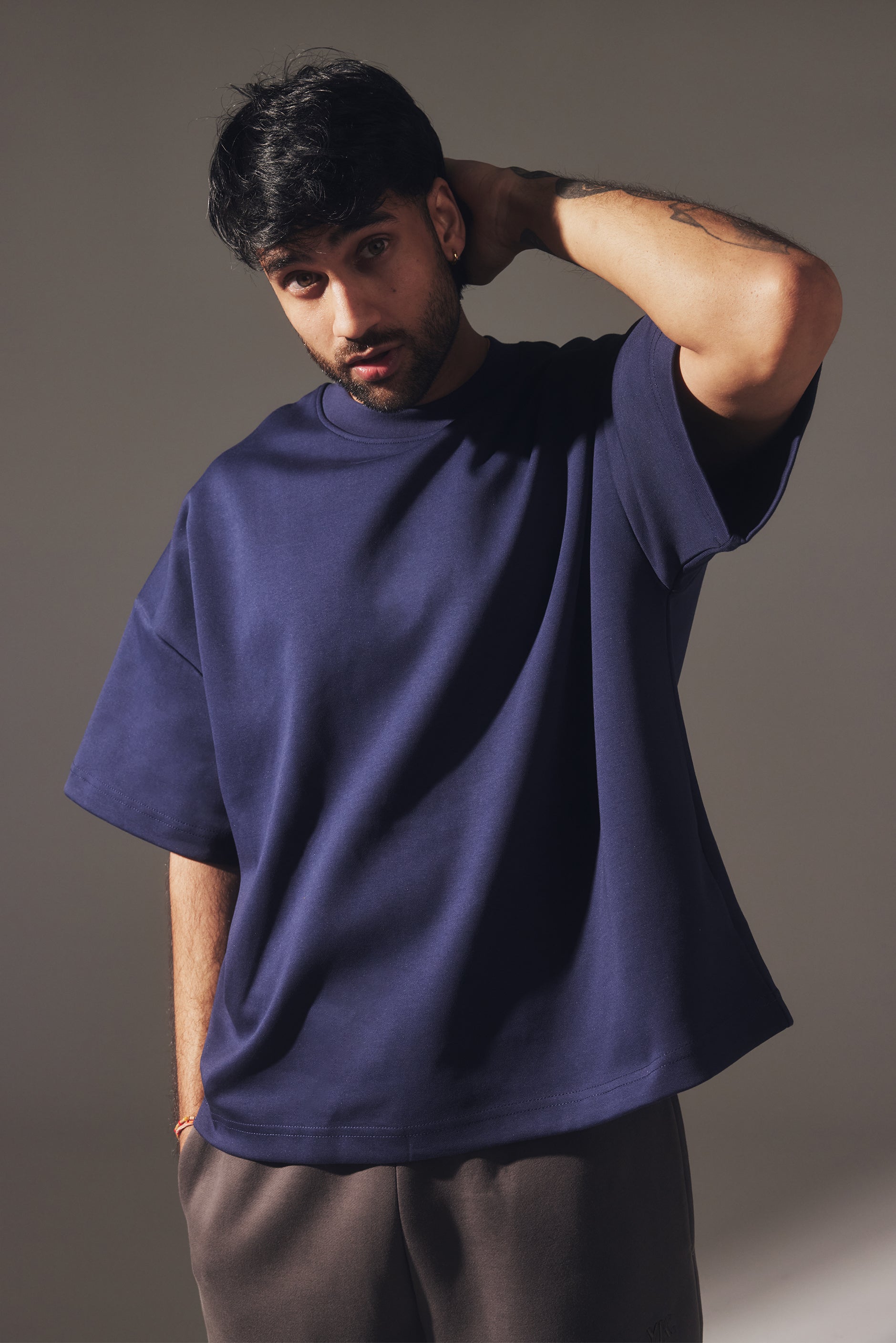 Nothing Heavyweight Tee | Midnight Blue