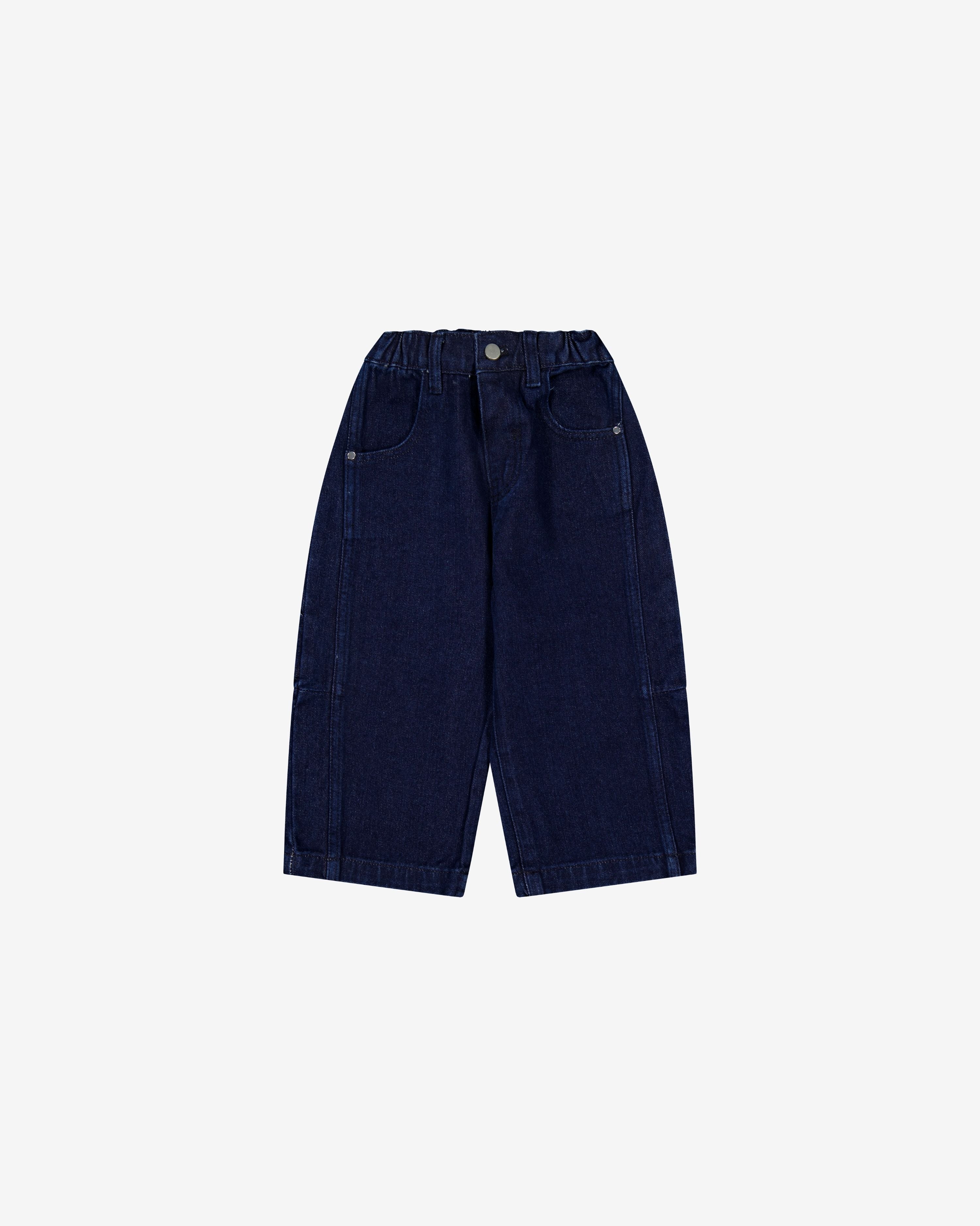 Kids Barrel Leg Jeans | Indigo Denim