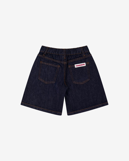 Kids Denim Jort | Indigo