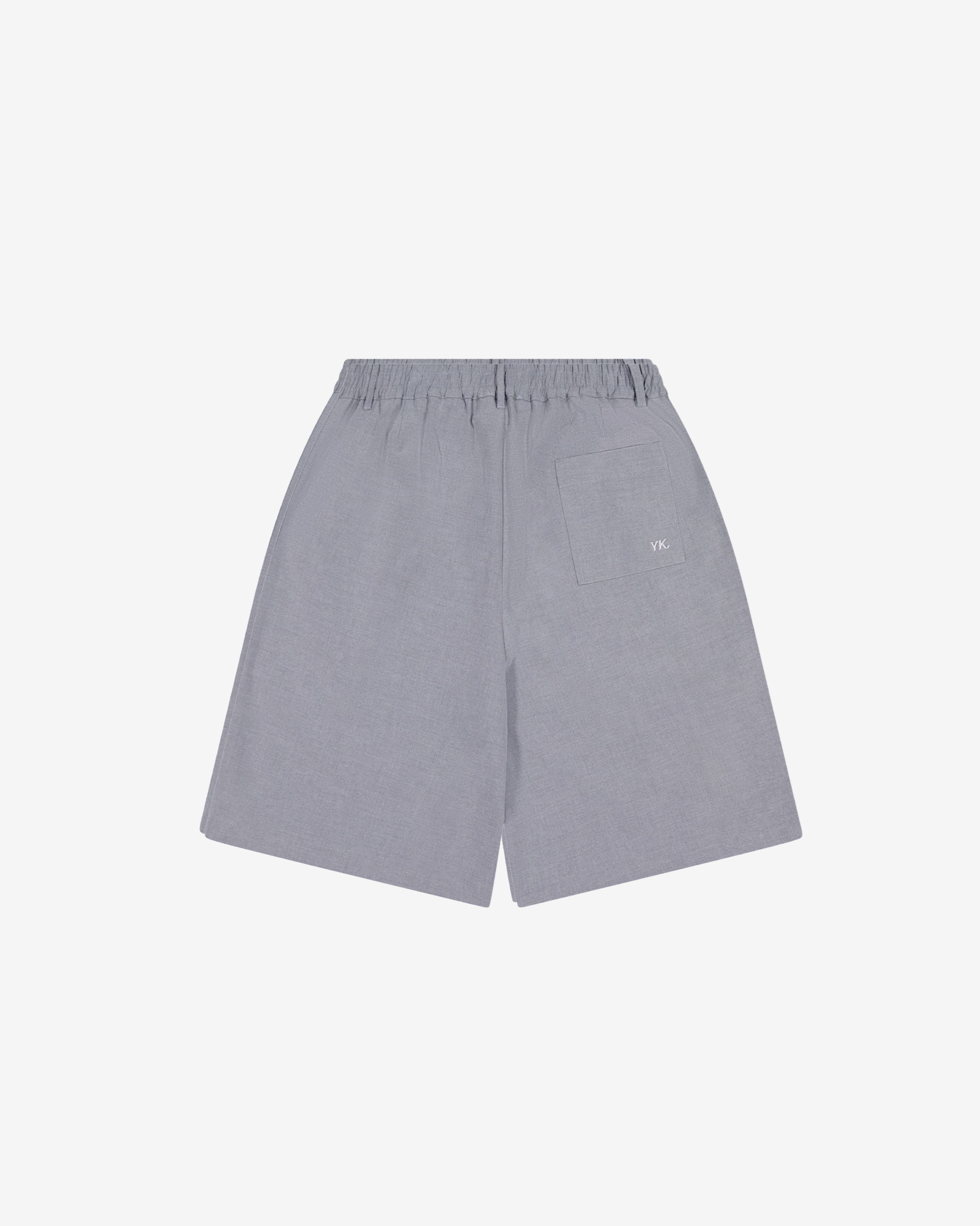 Nothing Pleated Shorts | Slate – YOUKNOW. CLOTHING