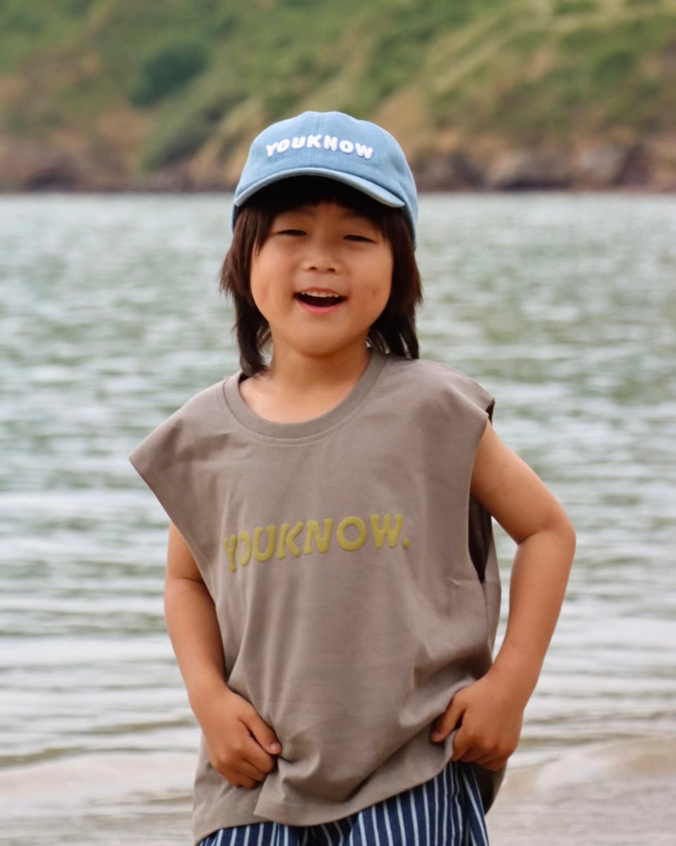 Kids Boxy Tank | Charcoal