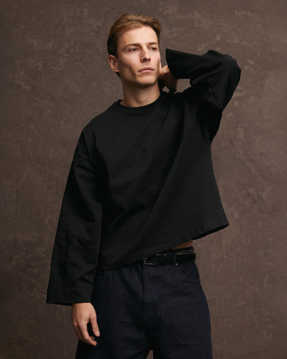 Nothing Longsleeve Tee | Tar