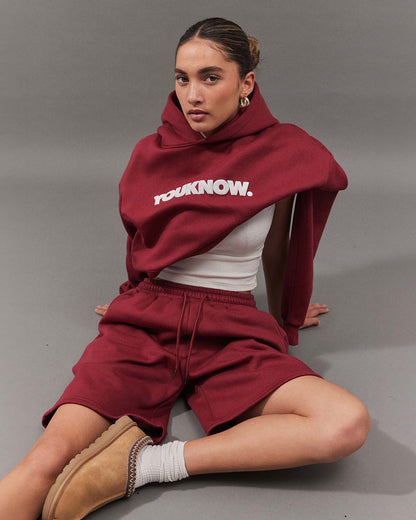 BLOCK SHORT | Maroon