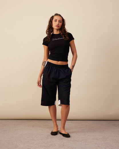 Diamante Baby Tee | Black