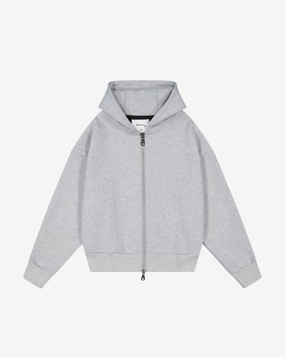 Nothing Zip Up Hoodie 2.0 | Asphalt Marle