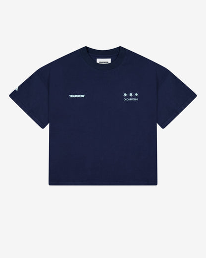 Big Back Tee | Navy Ice