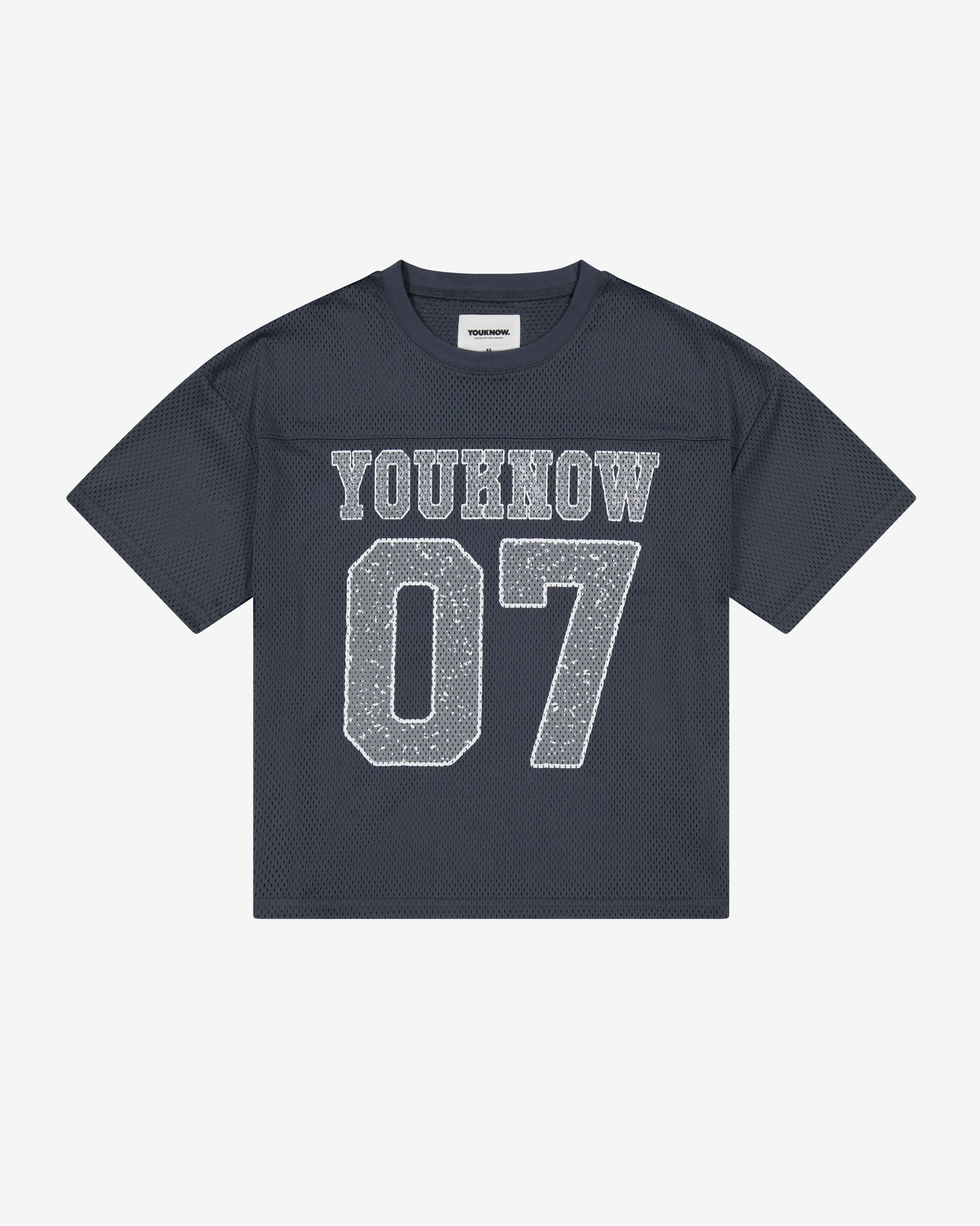 MESH JERSEY | Charcoal