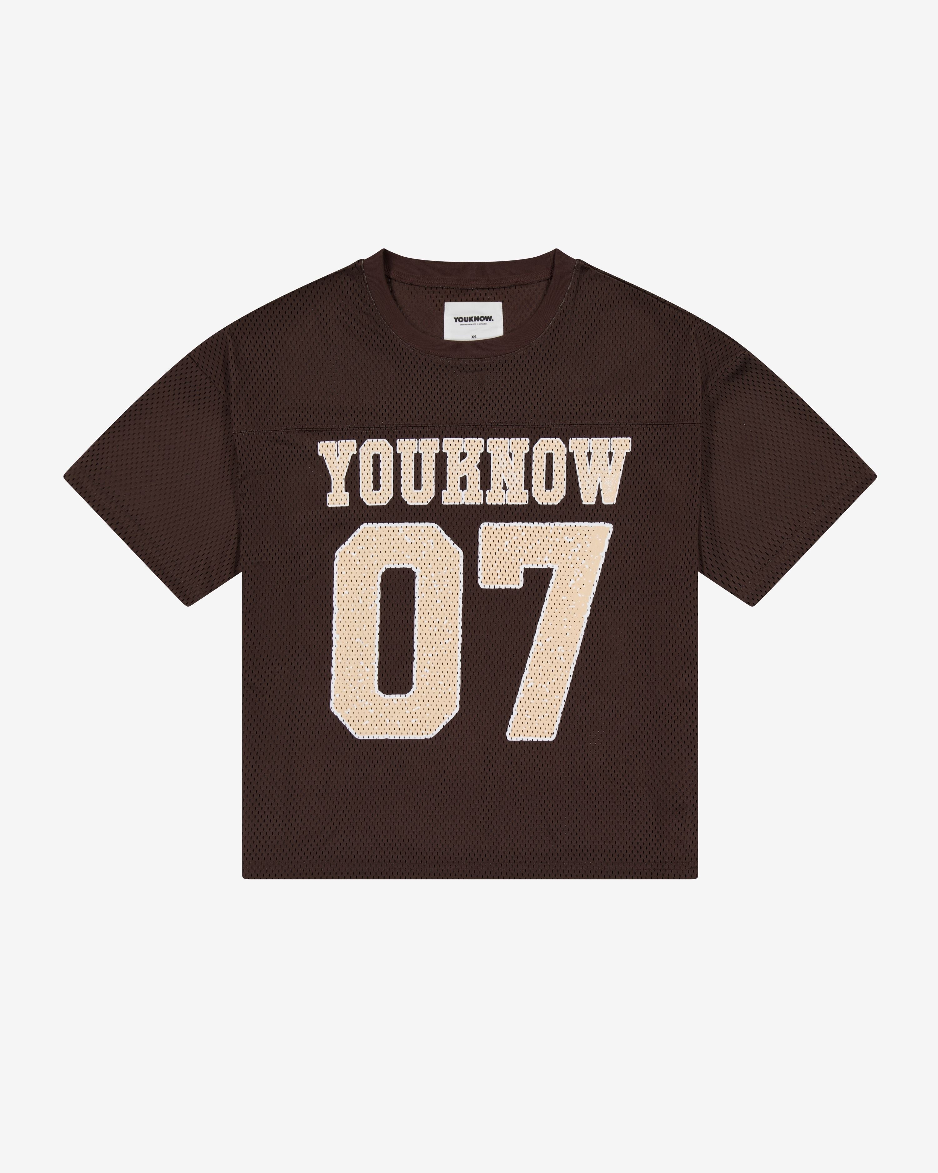 MESH JERSEY | Brown