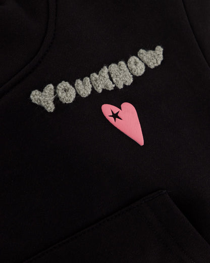 Kids Love Always Hoodie | Black