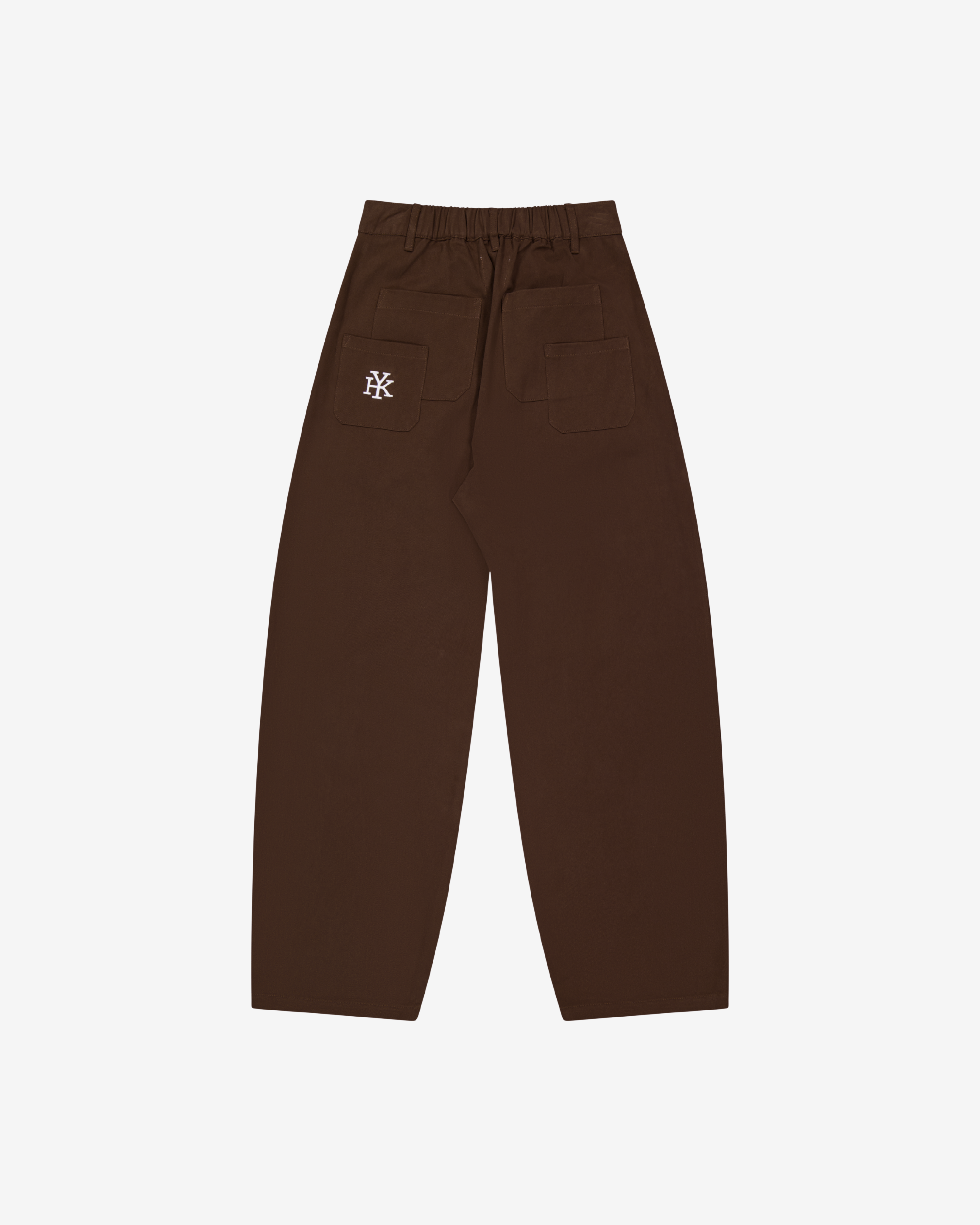 Barrel Leg Pants | Warm Brown