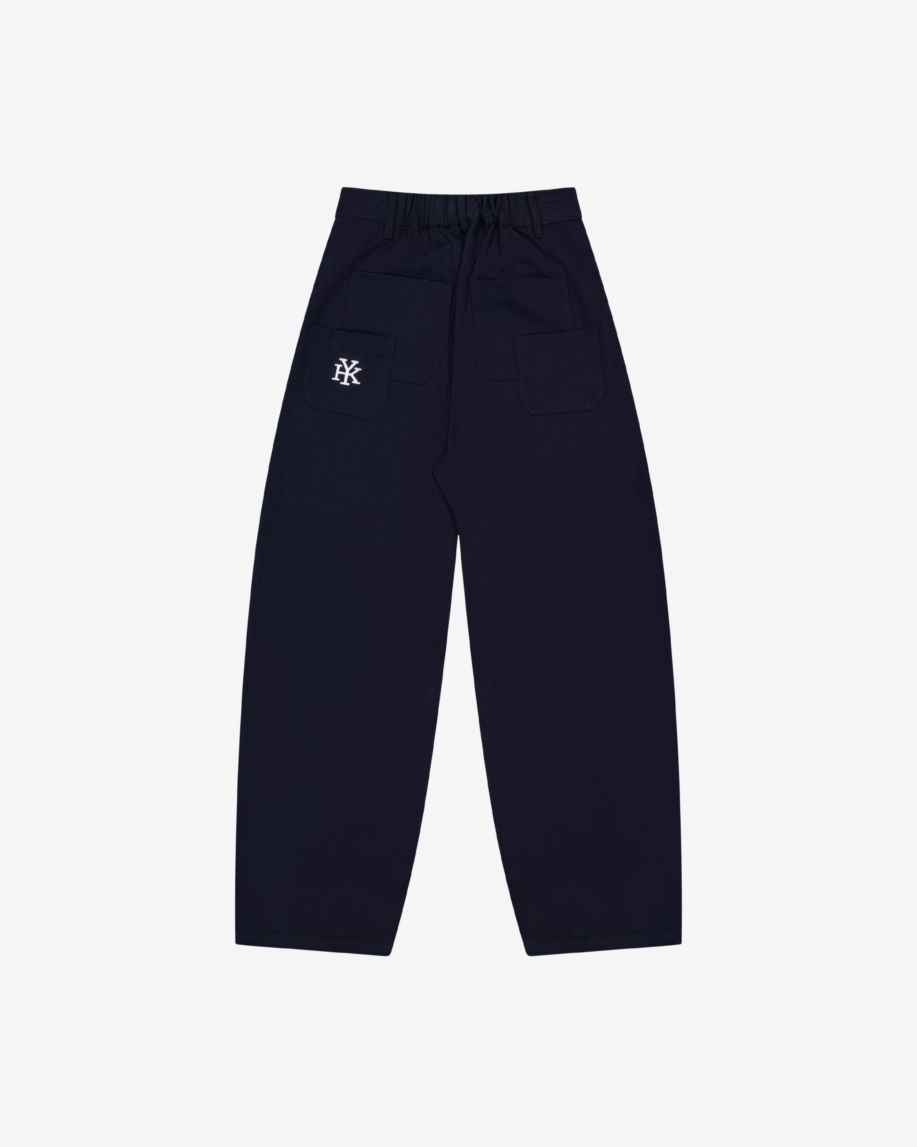 Barrel Leg Pants | Dark Navy