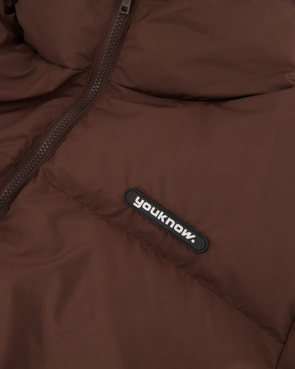 PUFFER JACKET | Brown