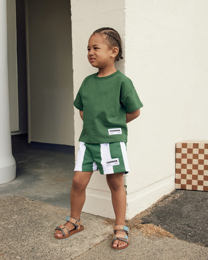 KIDS COTTON SET | Jade Stripe