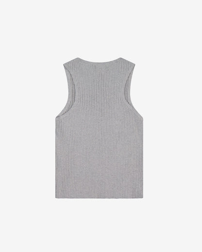 Nothing Knit Rib Tank | GREY MARLE